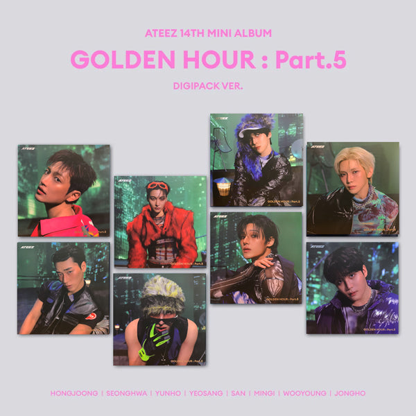 ATEEZ - GOLDEN HOUR Part.5 / Digipack Ver. - K-Pop Time