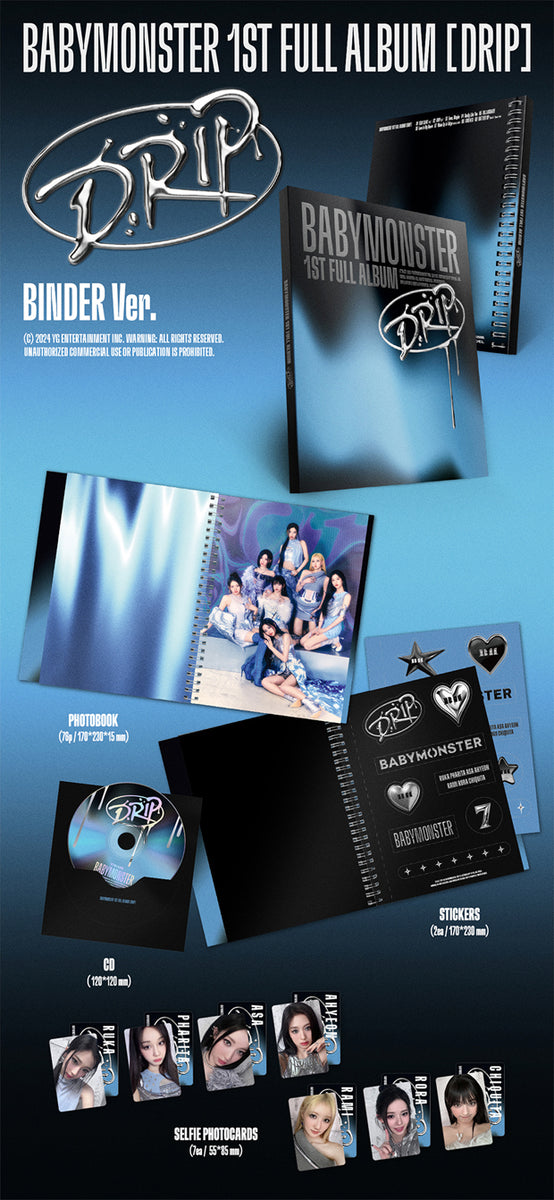 BABYMONSTER - DRIP / BINDER Ver. - K-Pop Time