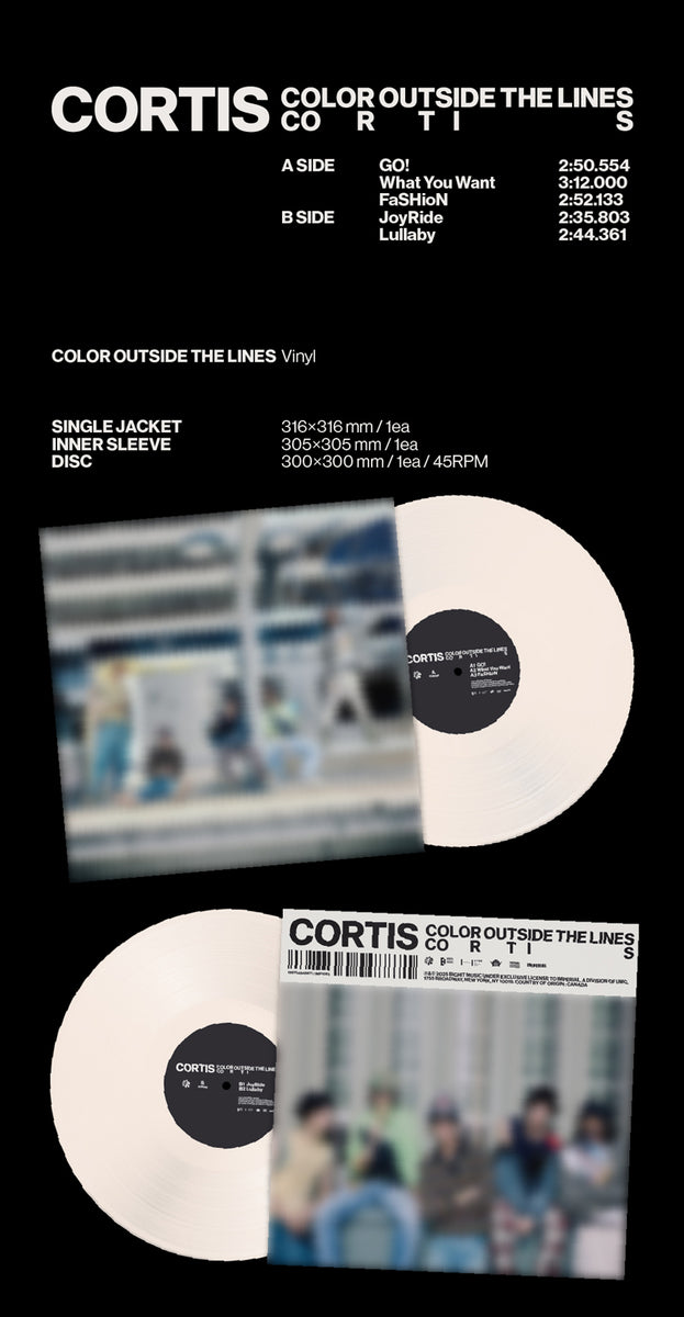 CORTIS - COLOR OUTSIDE THE LINES / Vinyl LP - K-Pop Time