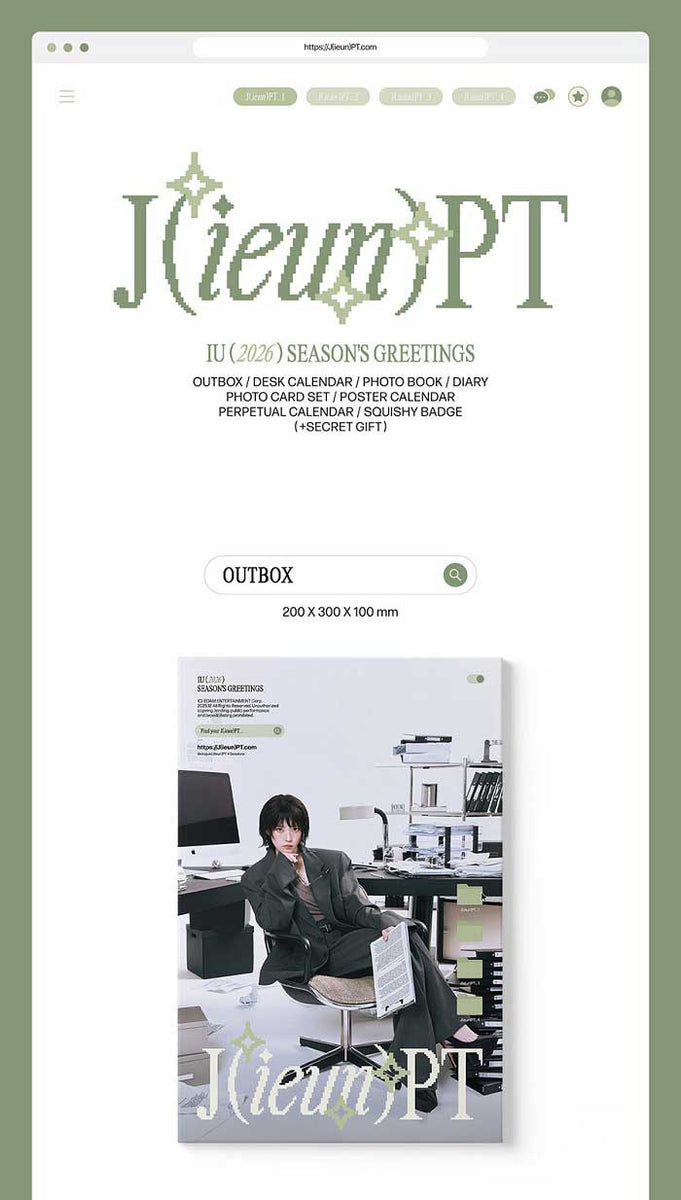 IU – 2026 SEASON'S GREETINGS / J(IEUN)PT - K-Pop Time