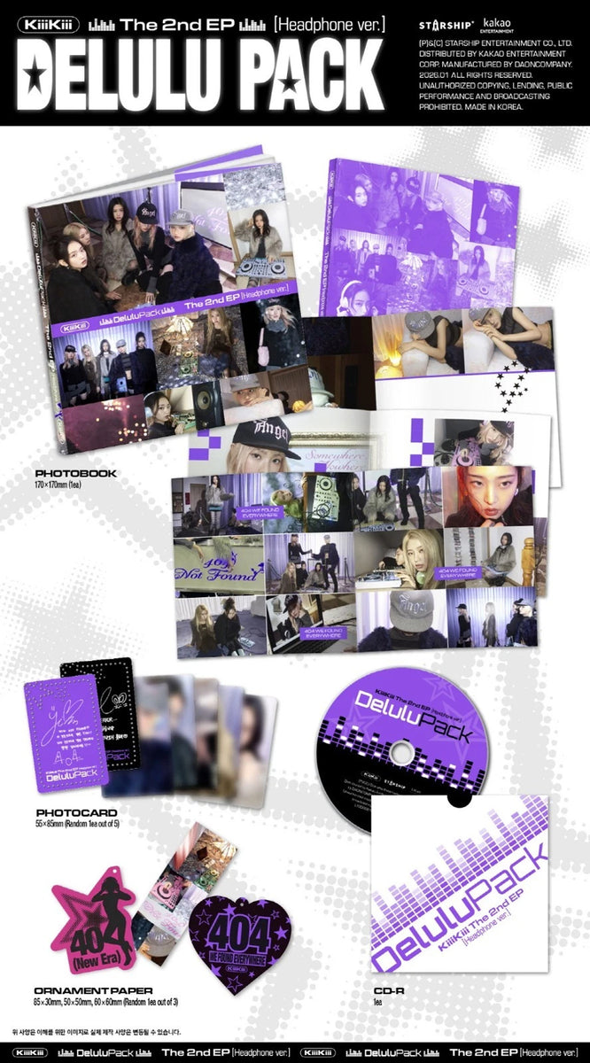 KiiiKiii - Delulu Pack / Headphone Version - K-Pop Time