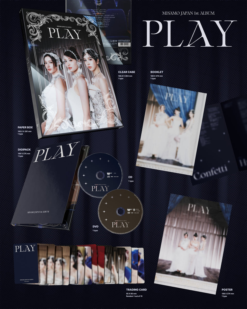 MISAMO (Twice) - PLAY Japanese Limited Edition : TYPE A w/-DVD - K
