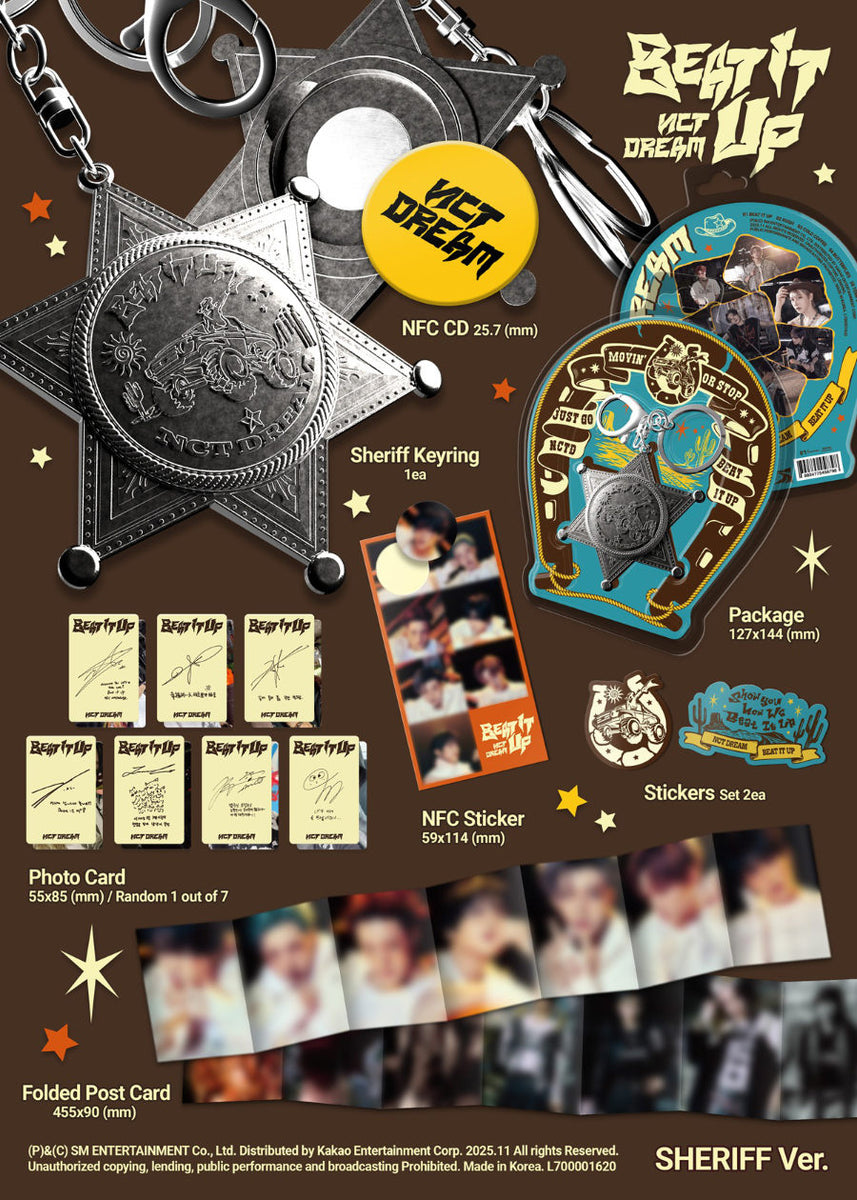 K-POP・アジア Beat it up sheriff ver mumo mu-mo card NCTDream_Beat-It-