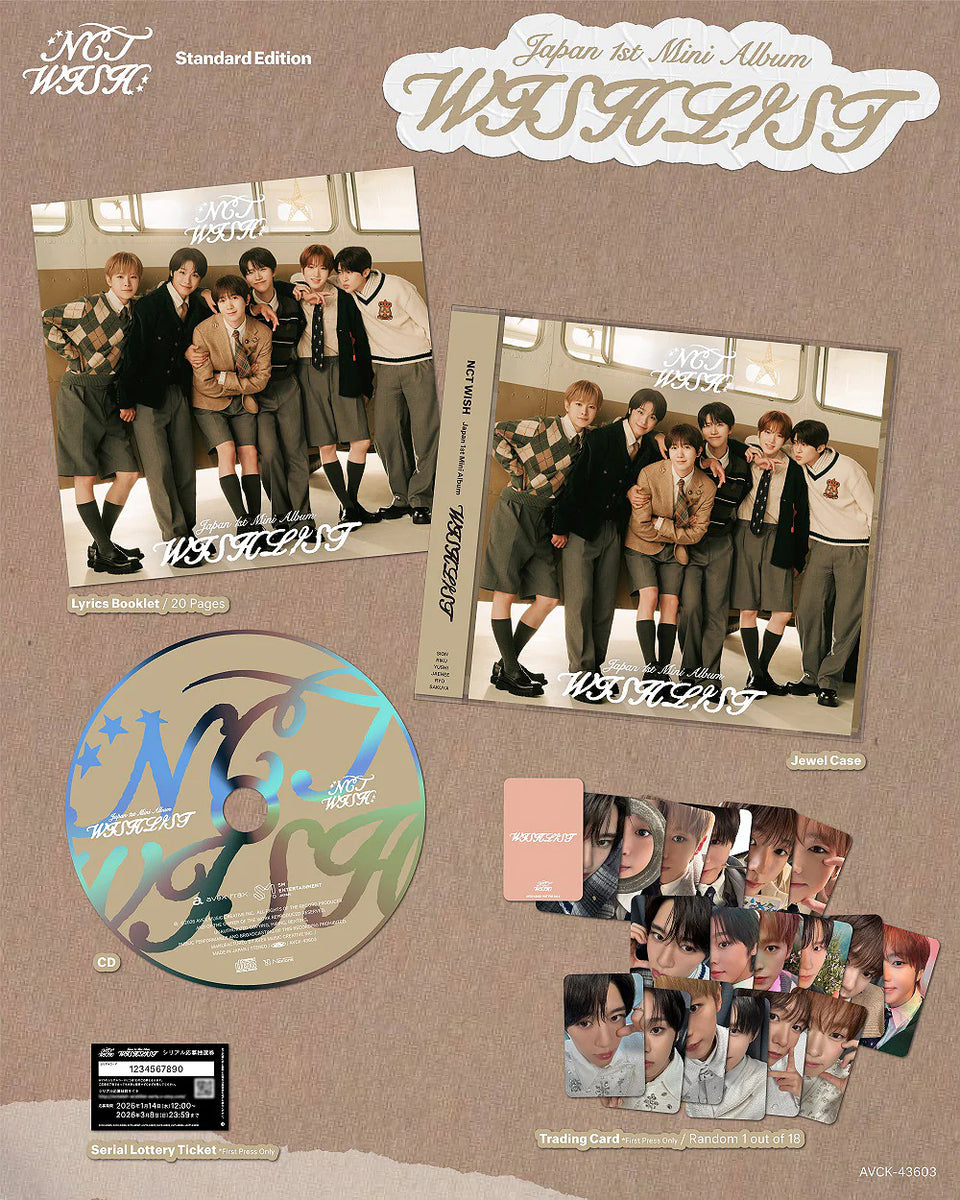 NCT WISH - Wishlist (Japanese Regular Edition) - K-Pop Time