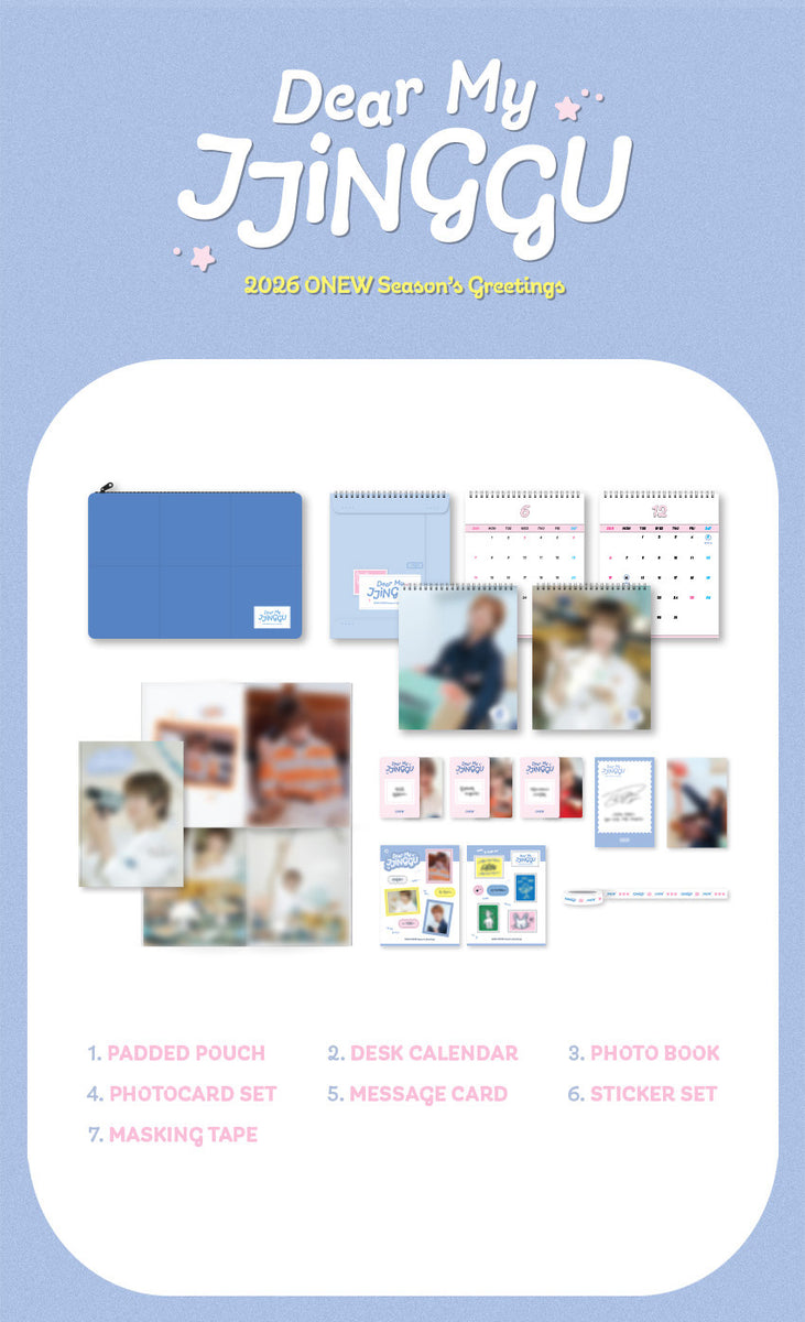 ONEW 2026 SEASON S GREETINGS Dear My JJINGGU K Pop Time ONEW 2026 SG 1 1200x1200 