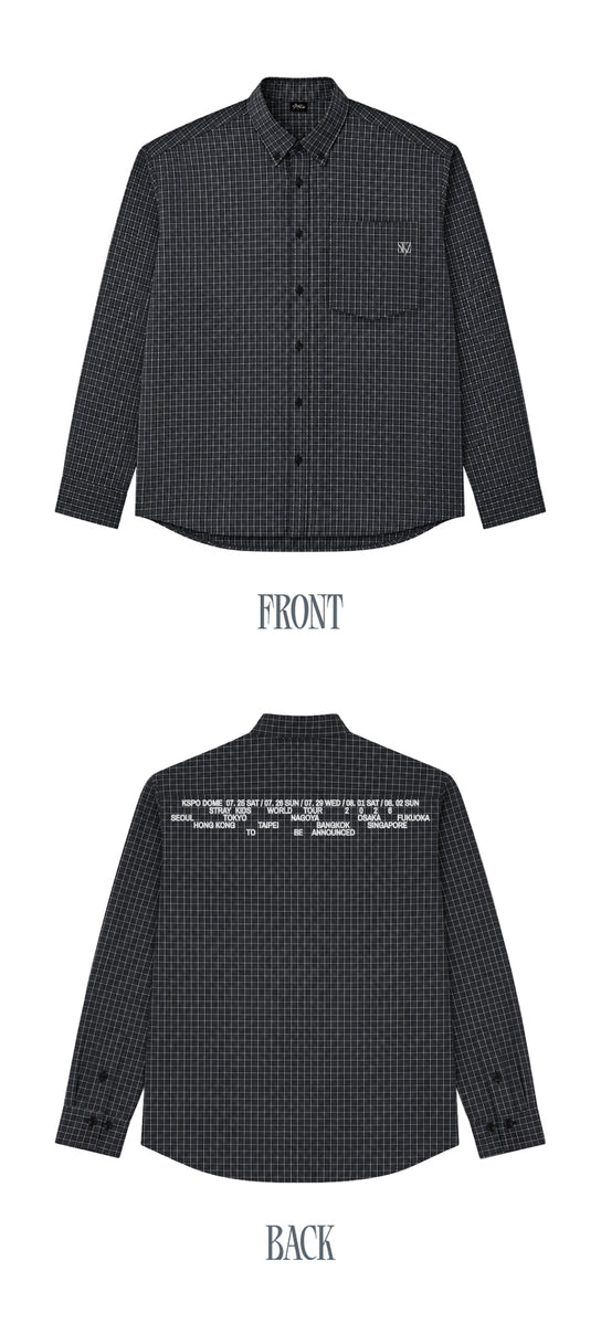 Stray Kids - RUN IT SEOUL MD / CHECK SHIRT + UNIT PHOTOCARD SET