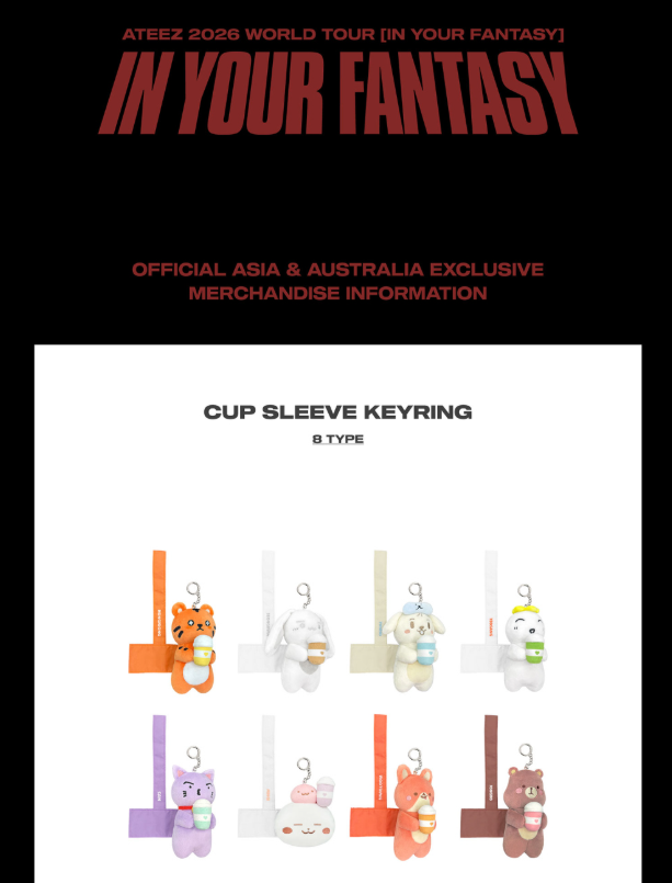 ATEEZ - 2026 ATEEZ WORLD TOUR IN YOUR FANTASY ASIA & AUSTRALIA