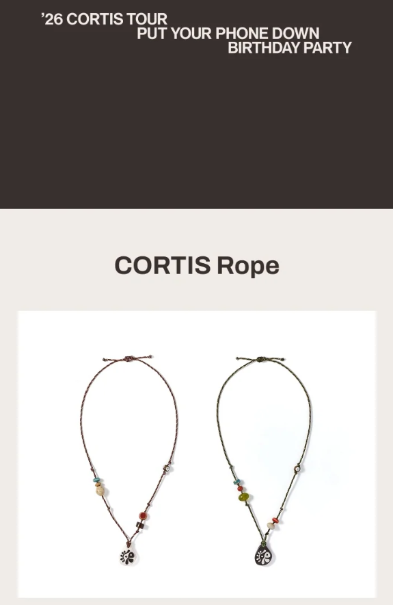 アイドル CORTIS PUT YOUR PHONEDOWN CORTIS ROPE DB CORTIS - PUT YOUR PHONE DOWN BIRTHDAY PARTY 2026 TOUR OFFICIAL MD