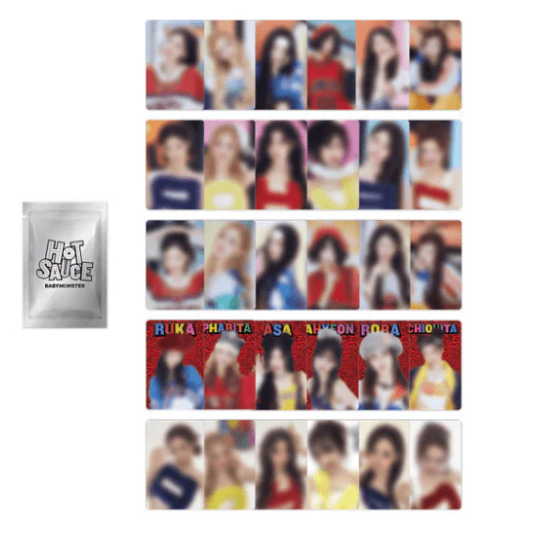 BABYMONSTER - HOTSAUCE OFFICIAL MD / TRADING PHOTOCARD - K-Pop Time