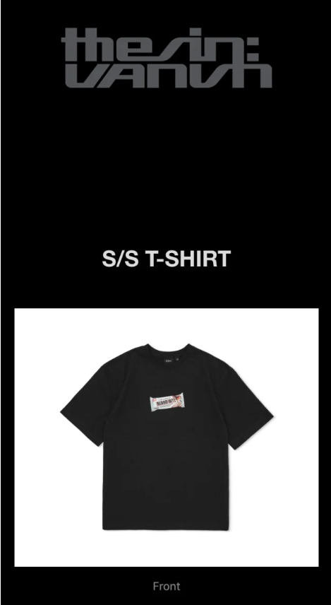 ENHYPEN - THE SIN : VANISH OFFICIAL MD / S/S T-shirt - K-Pop Time