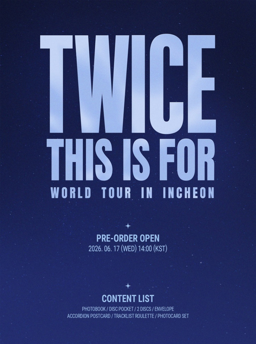 TWICE - THIS IS FOR : WORLD TOUR IN INCHEON BLU-RAY - K-Pop Time