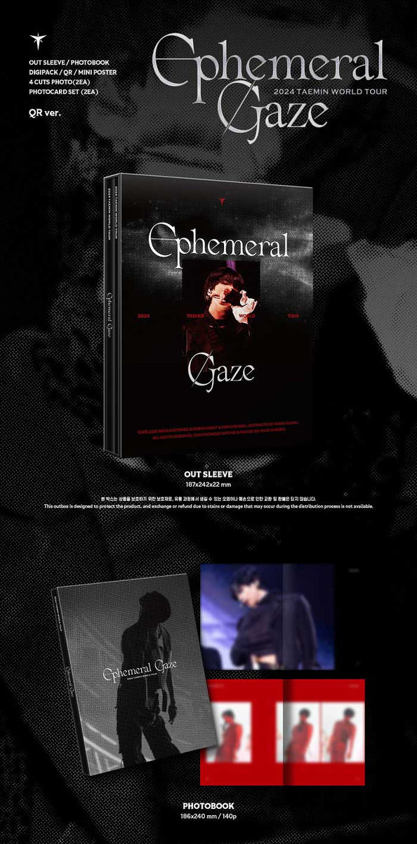 TAEMIN - EPHEMERAL GAZE WORLD TOUR IN INCHEON (QR CODE) - K-Pop Time