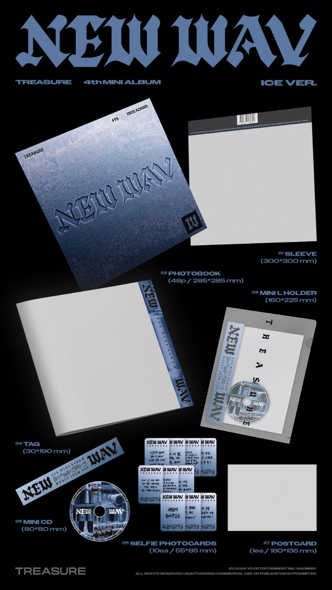 TREASURE - NEW WAV / ICE VER. - K-Pop Time