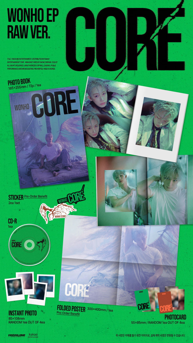 WONHO - CORE / Photobook ver. - K-Pop Time