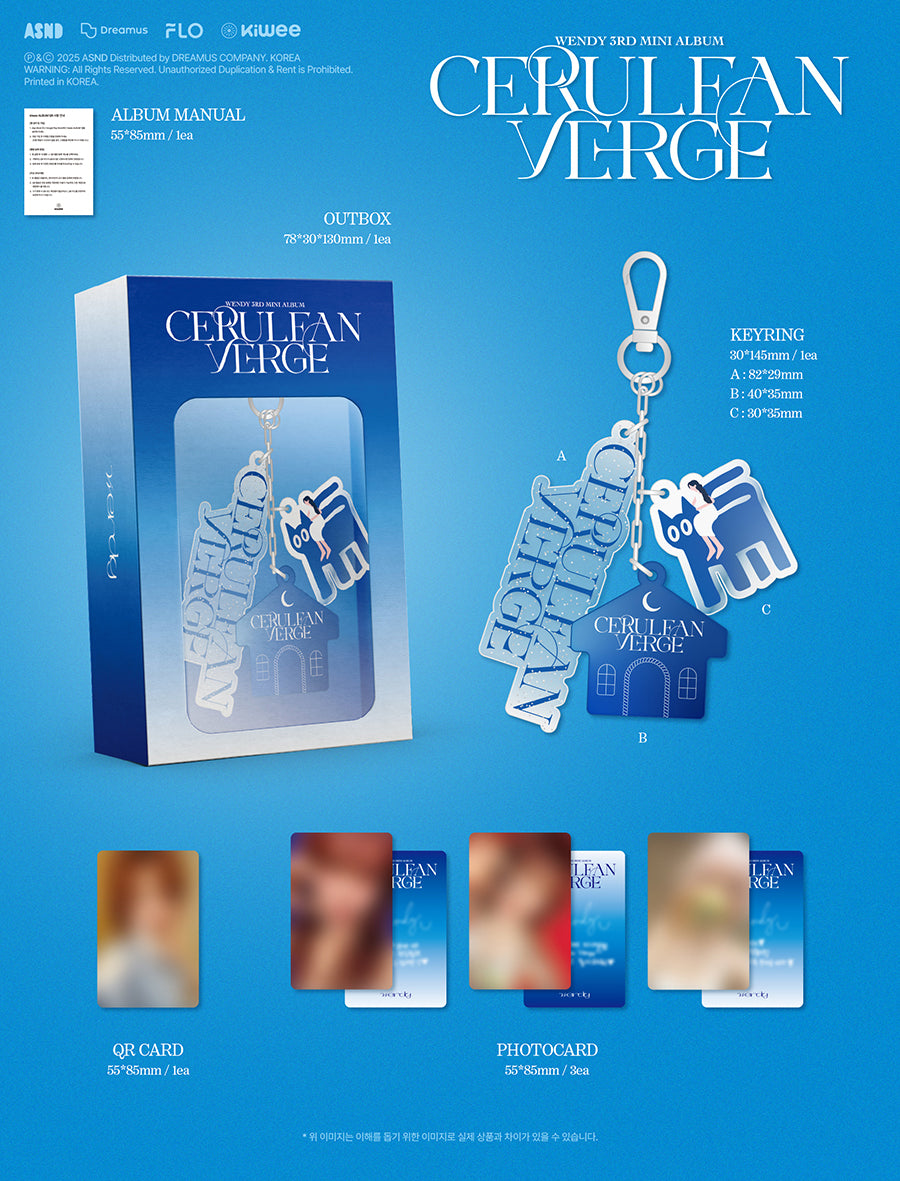 WENDY (RED VELVET) - Cerulean Verge / Keyring ver. - K-Pop Time