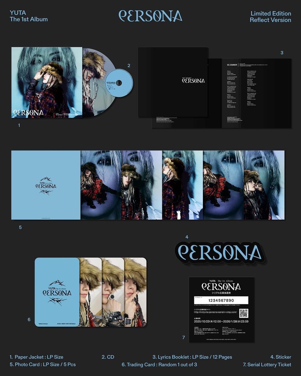 Yuta - PERSONA / Japanese Limited Edition Cardboard Sleeve (mini
