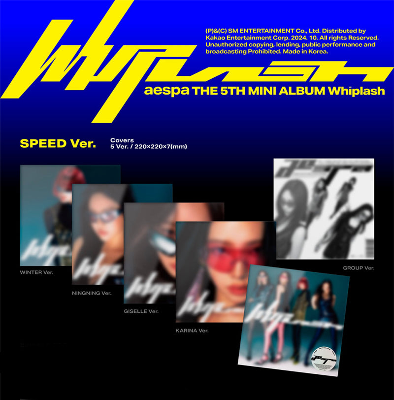 aespa - Whiplash / SPEED Ver. - MEMBER CHOICE - K-Pop Time