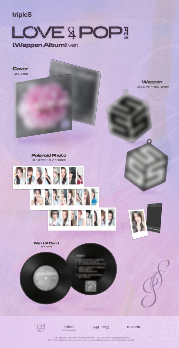 tripleS - LOVE&POP pt.1 / WAPPEN ALBUM - K-Pop Time