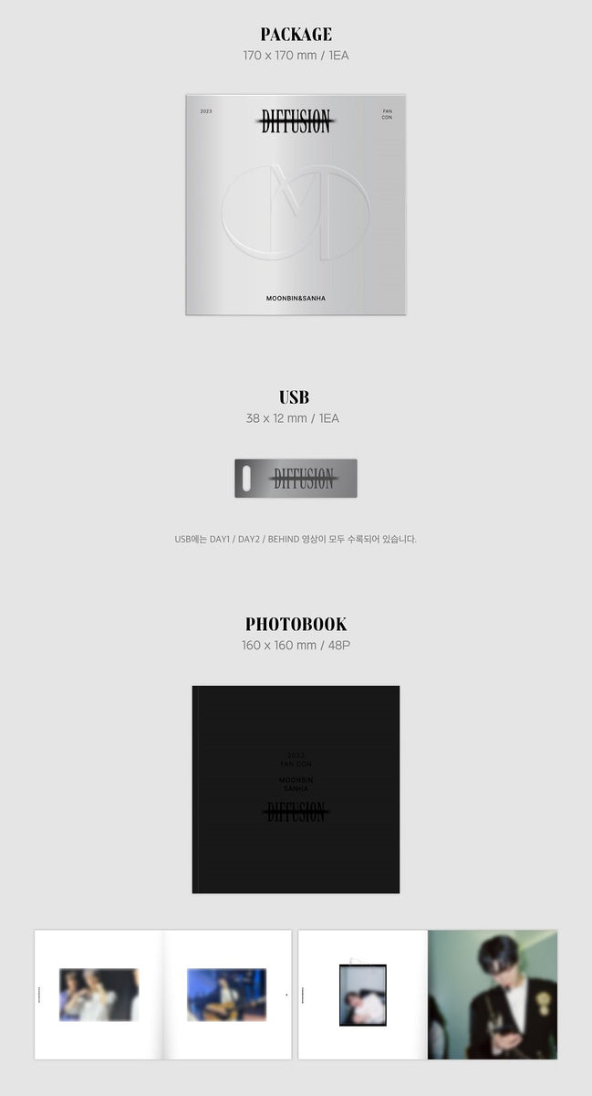 MOONBIN & SANHA - 2023 FAN CON : [DIFFUSION] USB Ver. - K-Pop Time