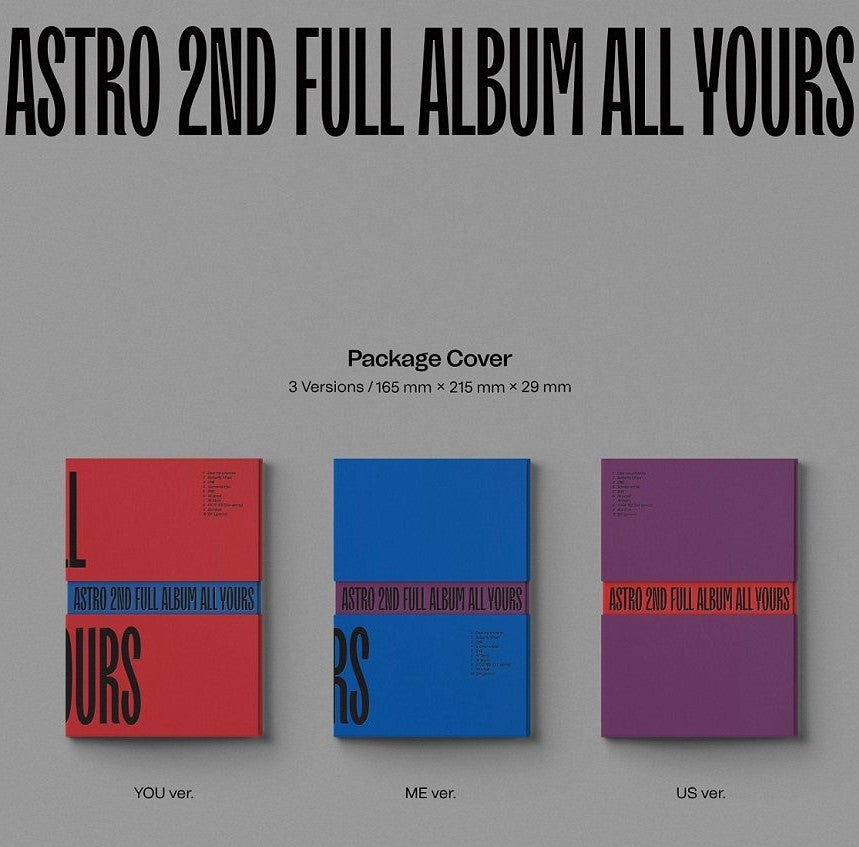 Set of Signed All Yours outlets ASTRO Albums