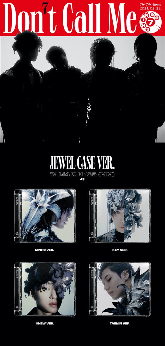 SHINee - 7th Album : Don't Call Me (Jewel Case Ver.) - K-Pop Time