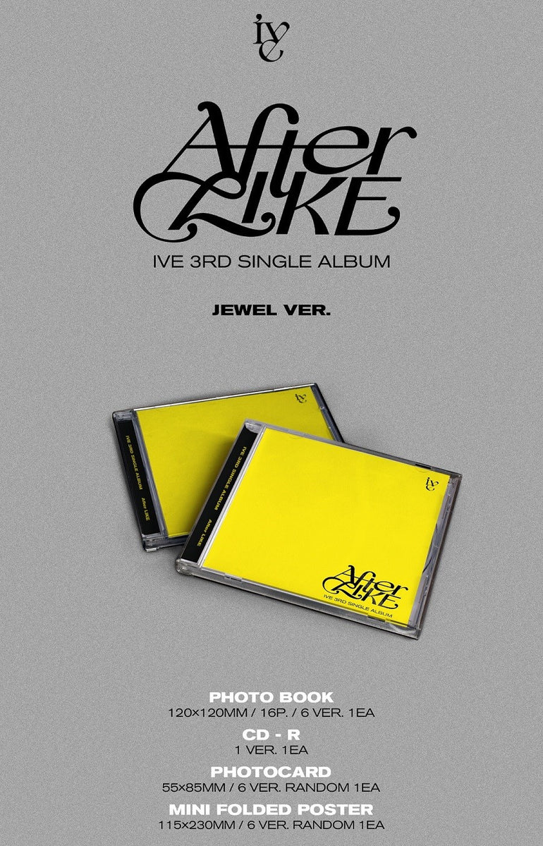 IVE - AFTER LIKE - Jewel Case Ver (choose from 6 vers.) - K-Pop Time