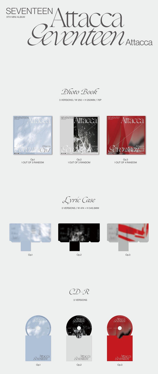 SEVENTEEN - ATTACCA (Choose from 3 Versions) - K-Pop Time