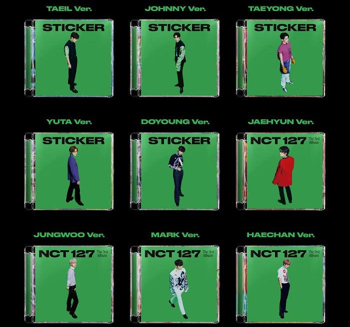 NCT 127 - Sticker (Jewel Case Ver) : Choice of Member - K-Pop Time