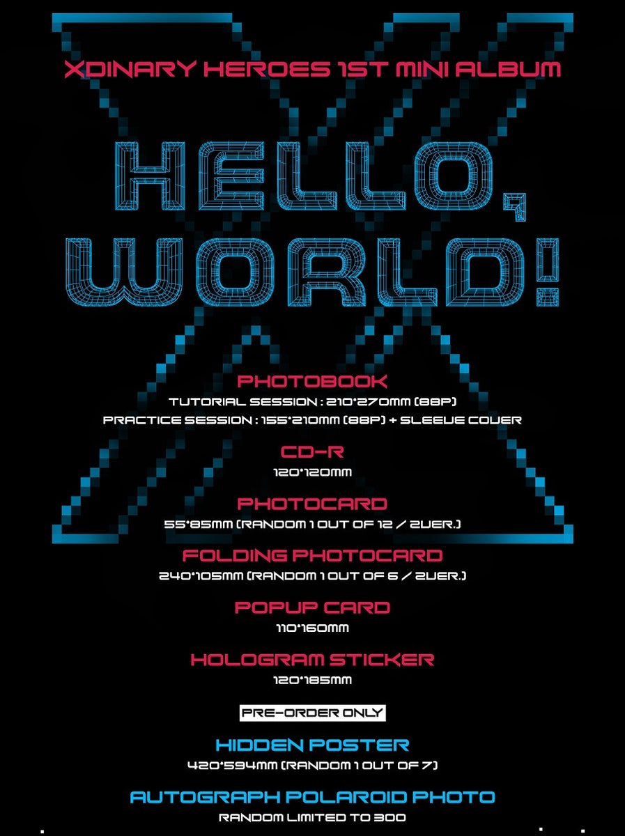XdinaryHeroes HELLO,WORLD! ラキドロ ガオン Xdinary Heroes ガオン、1stミニアルバム「Hello,world！」個人予告