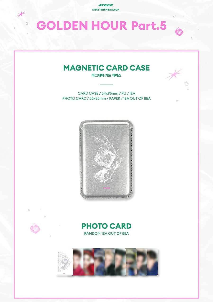 ATEEZ – GOLDEN HOUR : PART.5 POP UP OFFICIAL MD / MAGNETIC CARD