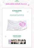 ATEEZ –  GOLDEN HOUR : PART.5 POP UP OFFICIAL MD / SLOGAN TOWEL