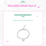 ATEEZ –  GOLDEN HOUR : PART.5 POP UP OFFICIAL MD / 925 SILVER BRACELET