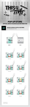 Stray Kids -THIS & THAT POP-UP STORE OFFICIAL MD / SKZOO CAPSULE ACRYLIC KEYRING