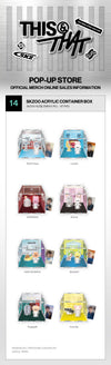 Stray Kids -THIS & THAT POP-UP STORE OFFICIAL MD / SKZOO ACRYLIC CONTAINER BOX + PHOTOCARD