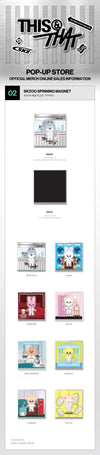 Stray Kids -THIS & THAT POP-UP STORE OFFICIAL MD / SKZOO SPINNING MAGNET