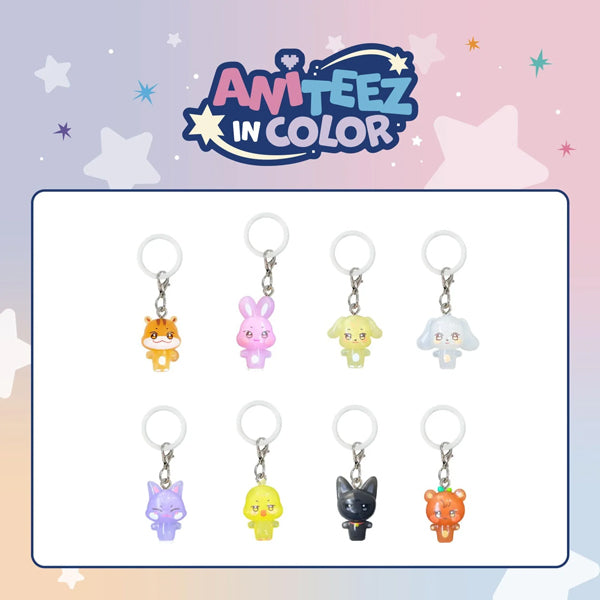 ATEEZ - ANITEEZ IN COLOR / RANDOM CAPSULE TOY: CLEAR MASCOT CHARM *PREORDER CLOSED*