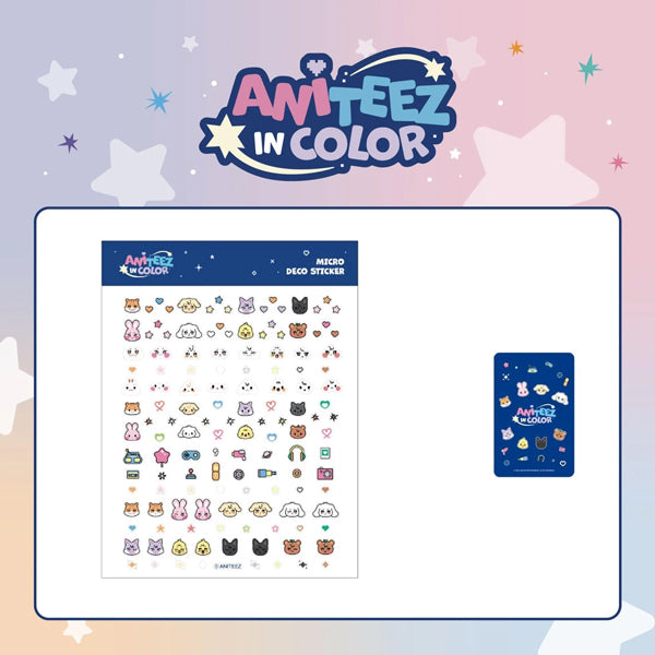 ATEEZ - ANITEEZ IN COLOR / MICRO DECO STICKER