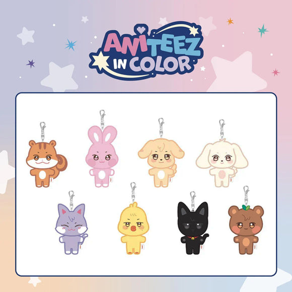 ATEEZ - ANITEEZ IN COLOR / ANITEEZ X TINY PLUSH KEYRING *PREORDER
