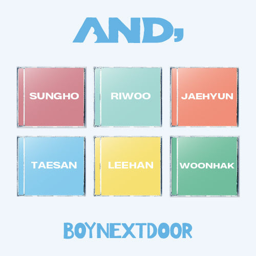 BOYNEXTDOOR - AND, (Japanese Limited Edition / MEMBER COVERS)