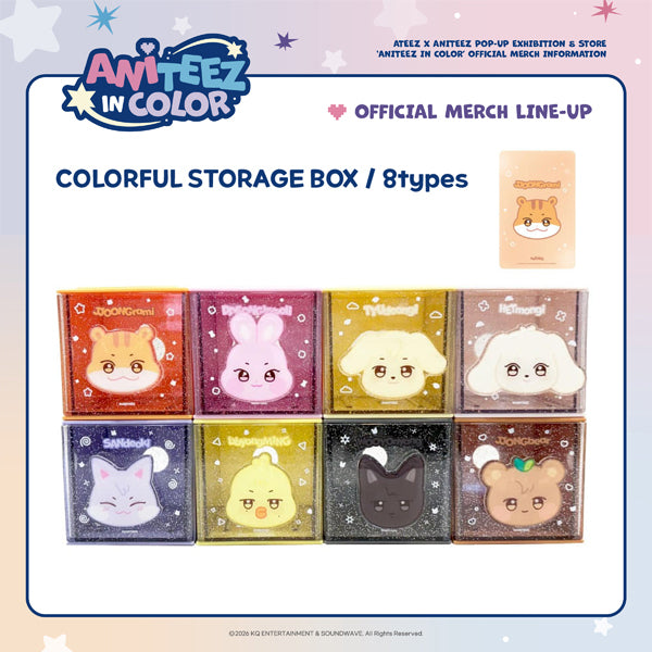ATEEZ - ANITEEZ IN COLOR / COLORFUL STORAGE BOX - K-Pop Time