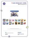 ATEEZ - ANITEEZ IN COLOR / FLAKE STICKER SET