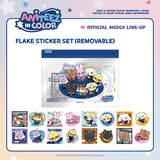ATEEZ - ANITEEZ IN COLOR / FLAKE STICKER SET