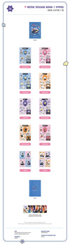ATEEZ - ANITEEZ IN COLOR / RETRO STICKER BOOK *PREORDER CLOSED*