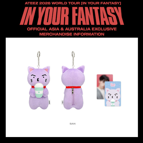 ATEEZ ヨサン CUPSLEEVE KEYRING トレカ付きIYF ATEEZ - 2026 ATEEZ WORLD TOUR IN YOUR FANTASY ASIA & AUSTRALIA
