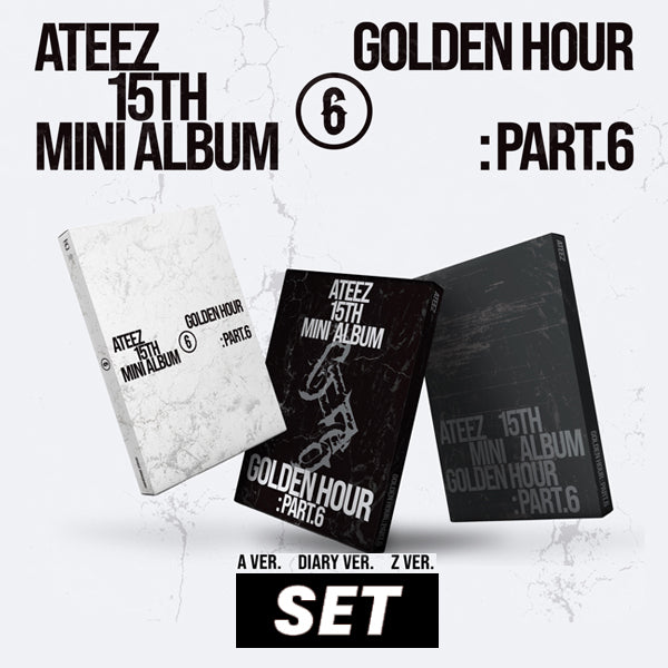 ATEEZ - GOLDEN HOUR Part.6 *SET OF 3*