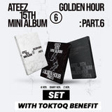 ATEEZ - GOLDEN HOUR Part.6 *SET OF 3* + TOKTOQ BENEFIT (*ETA December*)