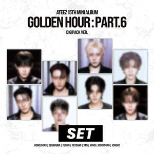 ATEEZ - GOLDEN HOUR Part.6 / Digipack Ver. *SET OF 8* - K-Pop Time