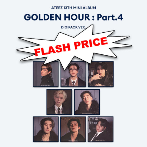 ATEEZ - GOLDEN HOUR Part.4 / Digipak Ver. *FLASH PRICE / STRICTLY RANDOM* - ONLINE ONLY