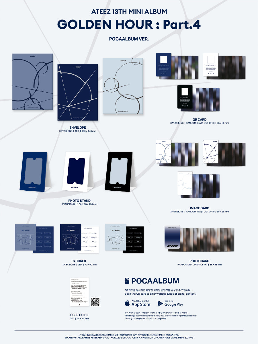 ATEEZ - GOLDEN HOUR Part.4 / POCA ALBUM - K-Pop Time