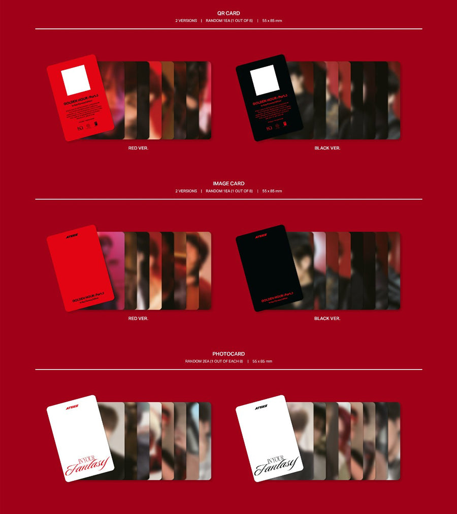 ATEEZ - GOLDEN HOUR Part.3 / In Your Fantasy Edition POCAALBUM - K